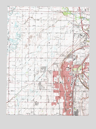 Roy, UT USGS Topographic Map