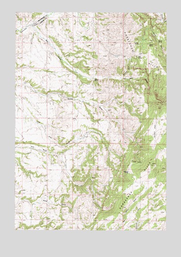 Roy Gulch, MT USGS Topographic Map