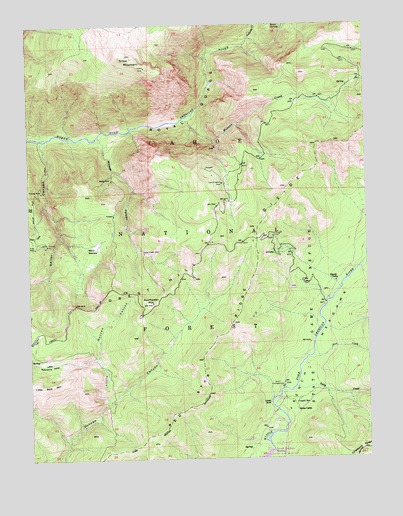 Royal Gorge, CA USGS Topographic Map