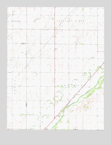 Rozel SE, KS USGS Topographic Map