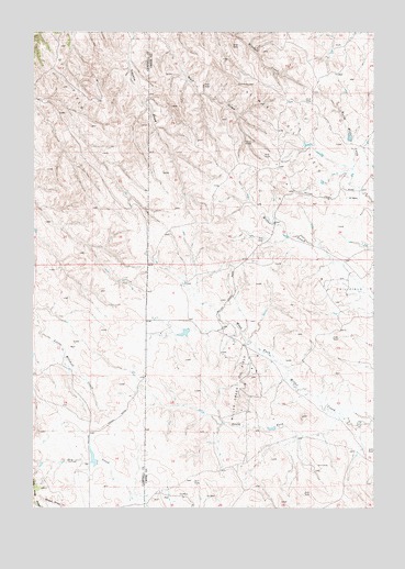 Rozet NE, WY USGS Topographic Map