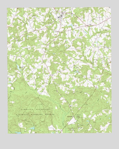 Ruby, SC USGS Topographic Map