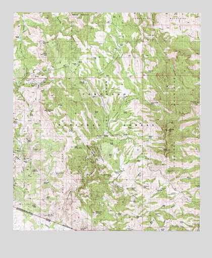 Ruby, AZ USGS Topographic Map