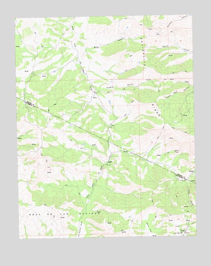 Ruby Canyon, CA USGS Topographic Map