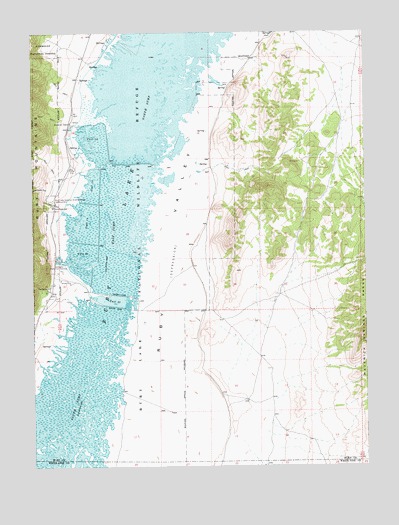 Ruby Lake NW, NV USGS Topographic Map