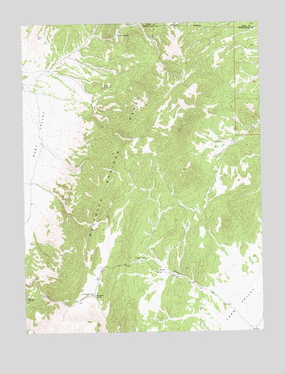 Ruby Lake SE, NV USGS Topographic Map