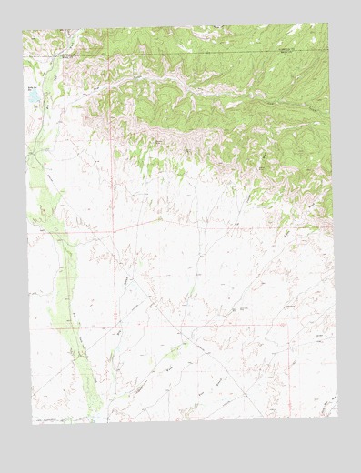 Ruby Lee Reservoir, CO USGS Topographic Map