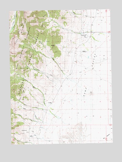 Ruby Valley School, NV USGS Topographic Map