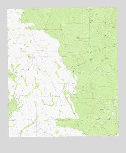 Rudd Draw, TX USGS Topographic Map