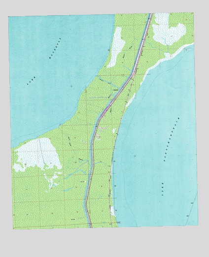 Ruddock, LA USGS Topographic Map