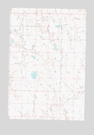 Rudie Coulee, MT USGS Topographic Map
