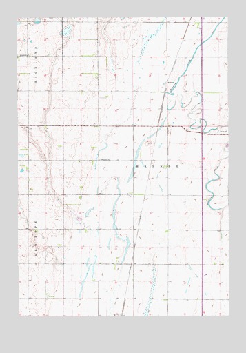 Rudolph, SD USGS Topographic Map