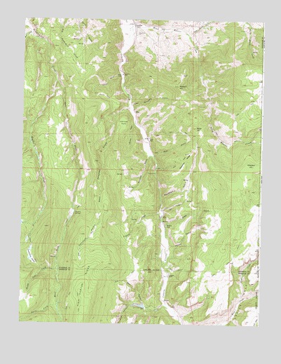 Rudolph Hill, CO USGS Topographic Map