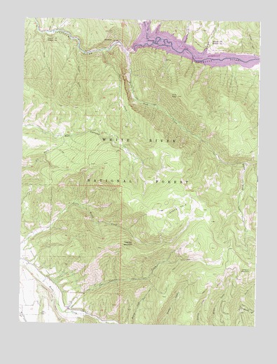 Ruedi Reservoir, CO USGS Topographic Map