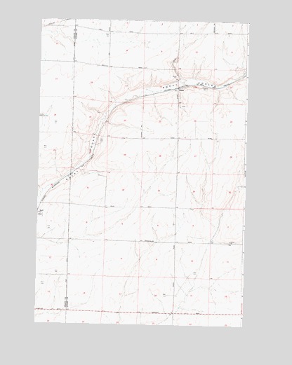 Ruff, WA USGS Topographic Map