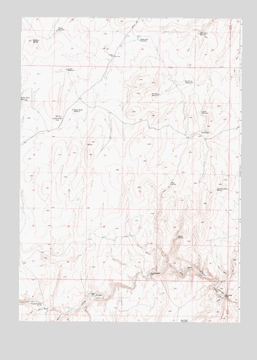 Rufino Butte, OR USGS Topographic Map