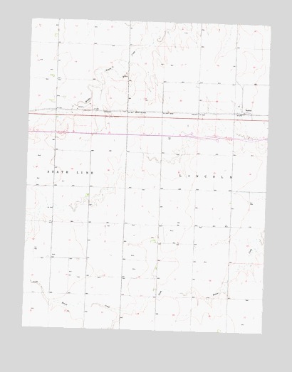 Ruleton, KS USGS Topographic Map
