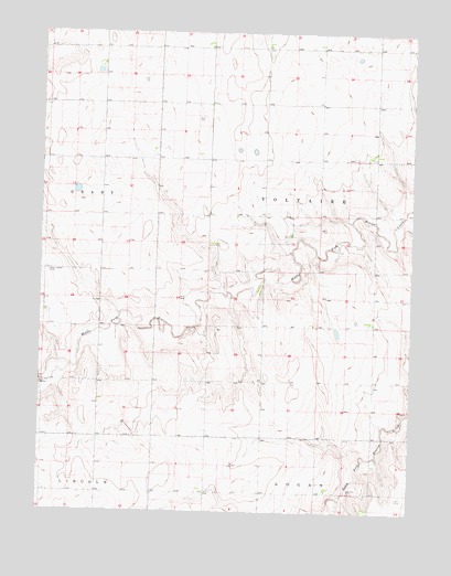 Ruleton NE, KS USGS Topographic Map