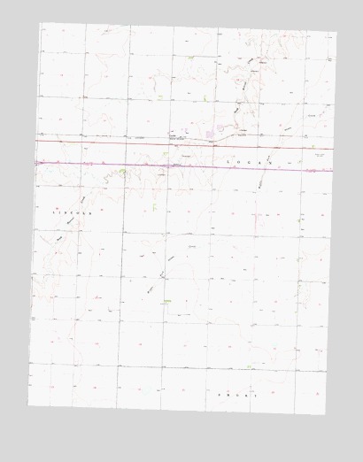 Ruleton SE, KS USGS Topographic Map