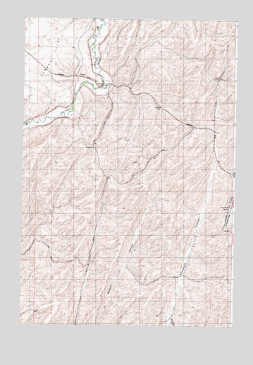 Rulo, WA USGS Topographic Map