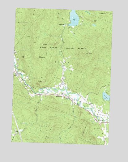 Rumney, NH USGS Topographic Map