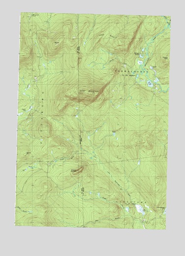 Rump Mountain, ME USGS Topographic Map