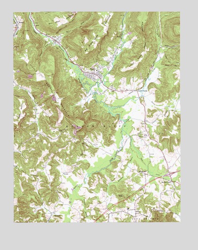 Rupert, WV USGS Topographic Map