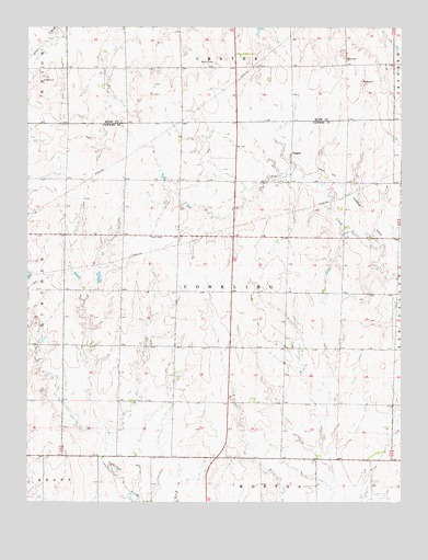 Rush Center SE, KS USGS Topographic Map