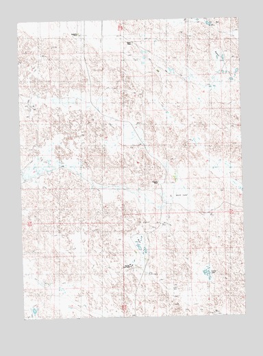 Rush Lake, NE USGS Topographic Map