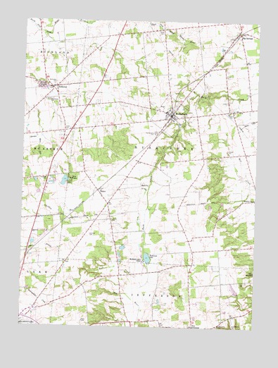 Rushsylvania, OH USGS Topographic Map