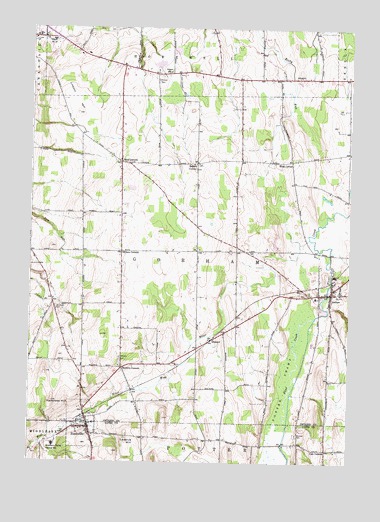 Rushville, NY USGS Topographic Map
