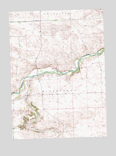 Rushville SW, NE USGS Topographic Map