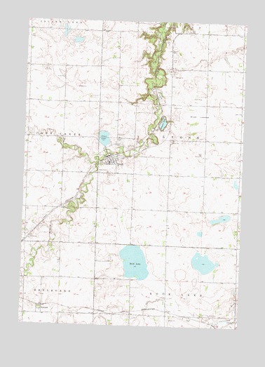 Russell, MN USGS Topographic Map