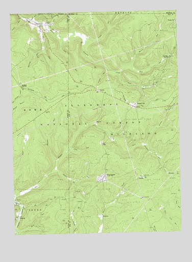 Russell City, PA USGS Topographic Map