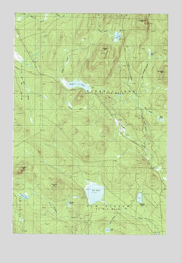 Russell Mountain, ME USGS Topographic Map