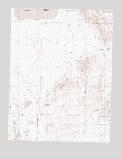 Russell Peak, NV USGS Topographic Map