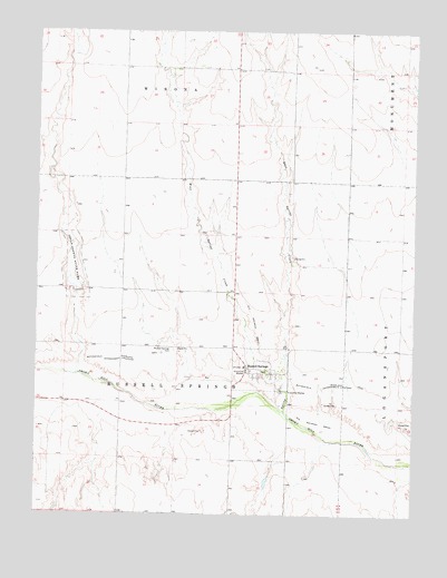 Russell Springs, KS USGS Topographic Map