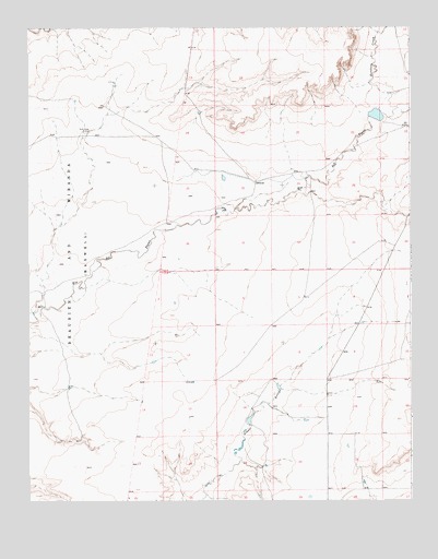 Abbott NW, NM USGS Topographic Map