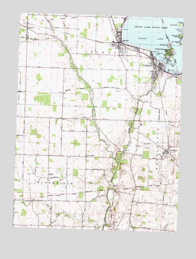 Russells Point, OH USGS Topographic Map