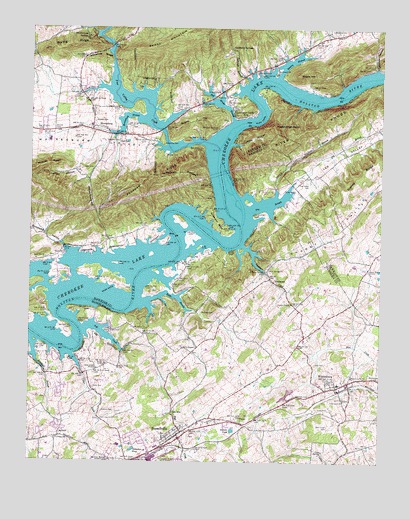 Russellville, TN USGS Topographic Map