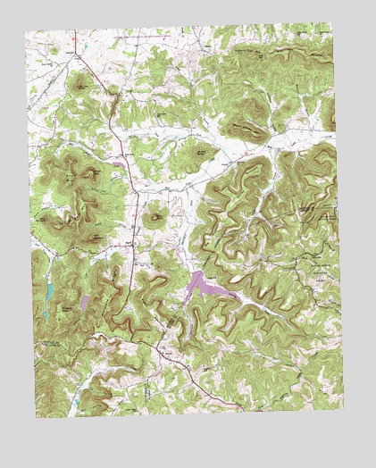 Bighill, KY USGS Topographic Map