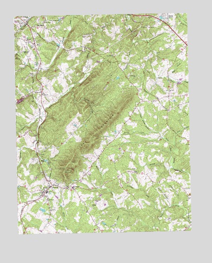 Rustburg, VA USGS Topographic Map