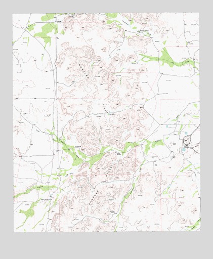 Rustler Hills, TX USGS Topographic Map