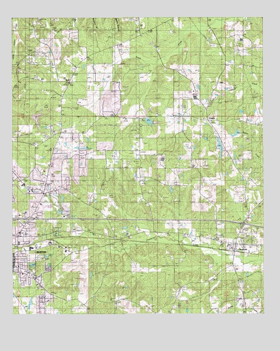 Ruston East, LA USGS Topographic Map