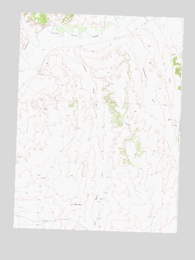 Bighole Butte, CO USGS Topographic Map