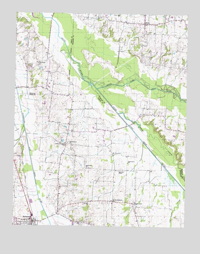 Rutherford, TN USGS Topographic Map