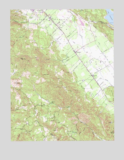 Rutherford, CA USGS Topographic Map