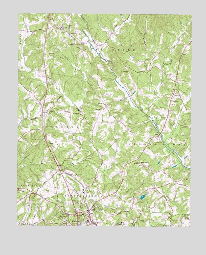 Rutherfordton North, NC USGS Topographic Map