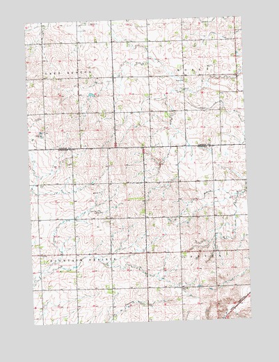 Ruthton NW, MN USGS Topographic Map