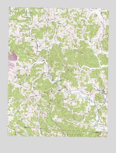 Rutland, OH USGS Topographic Map